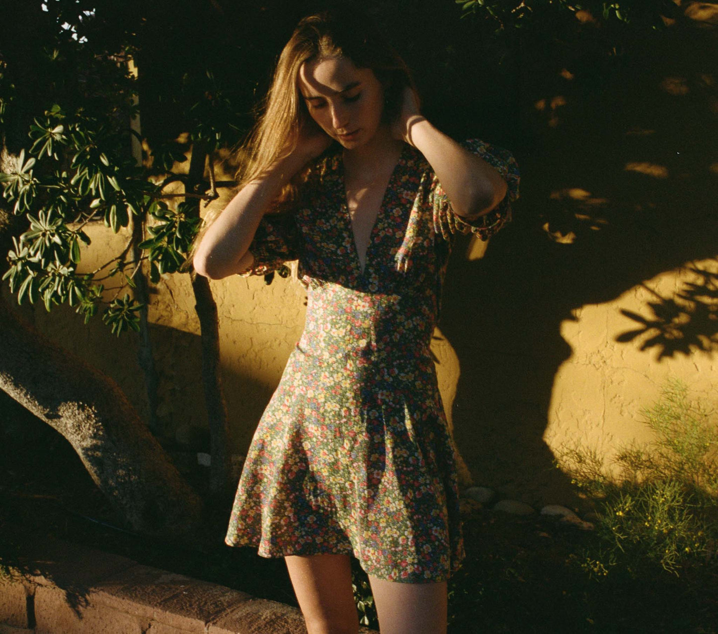 HMD -- EMILIA DRESS -- GREEN VALLEY FLORAL