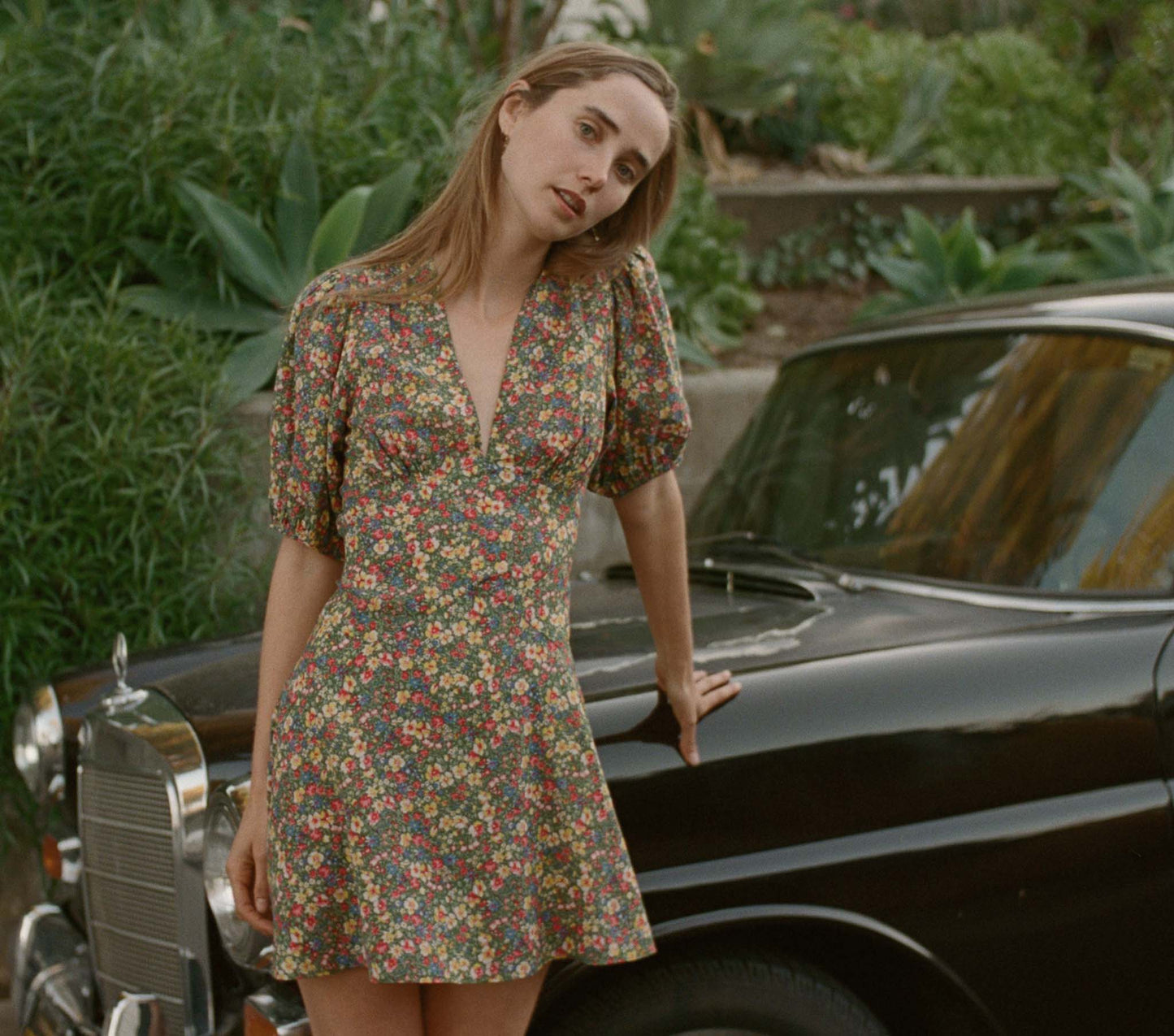 HMD -- EMILIA DRESS -- GREEN VALLEY FLORAL