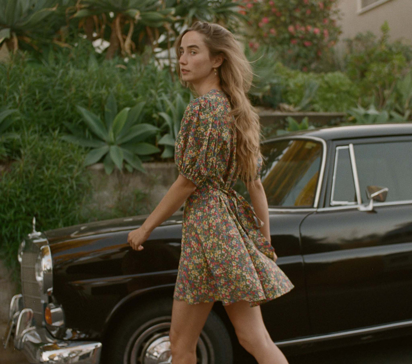 HMD -- EMILIA DRESS -- GREEN VALLEY FLORAL