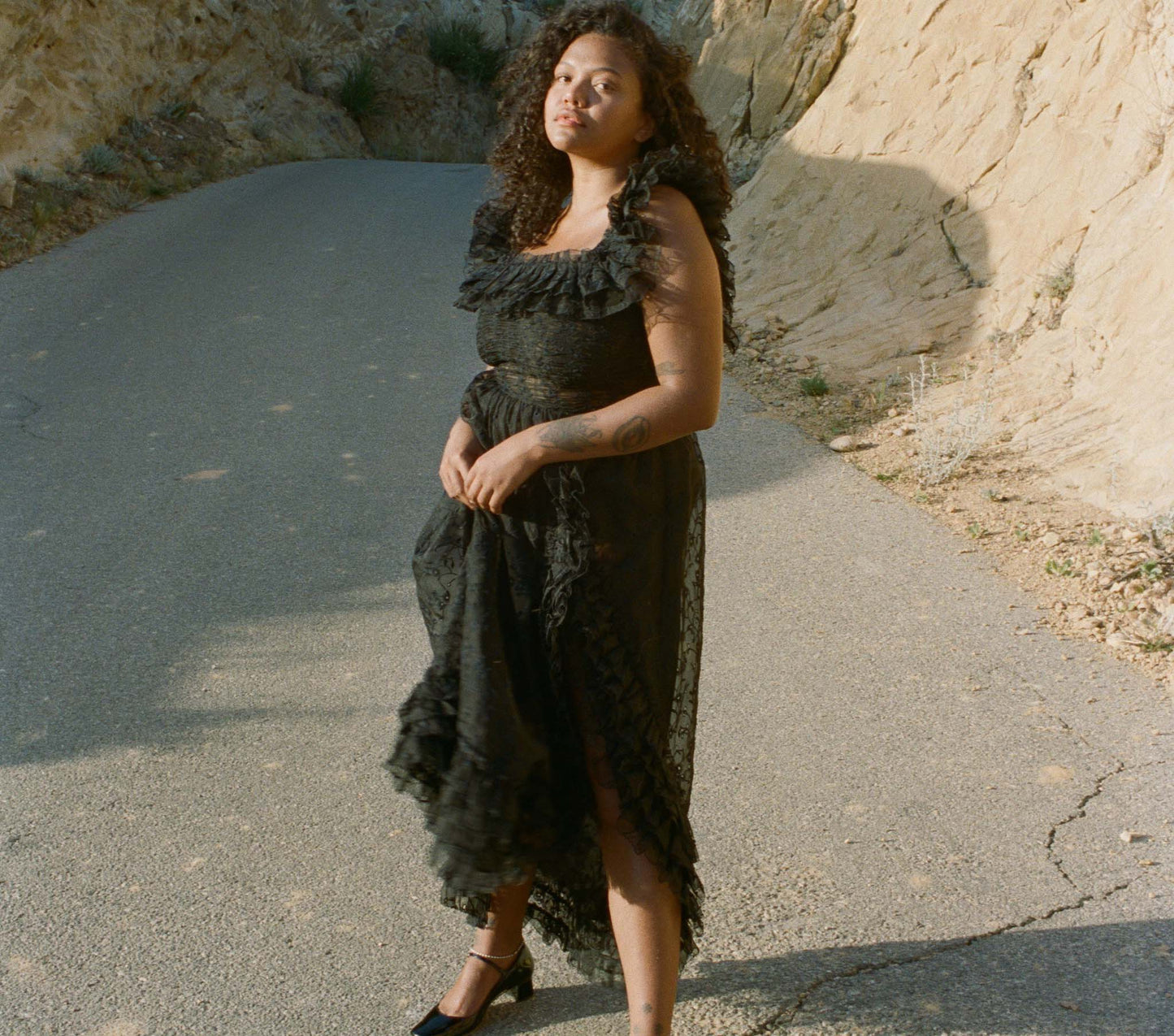 HMD -- ERNESTINE DRESS -- BLACK