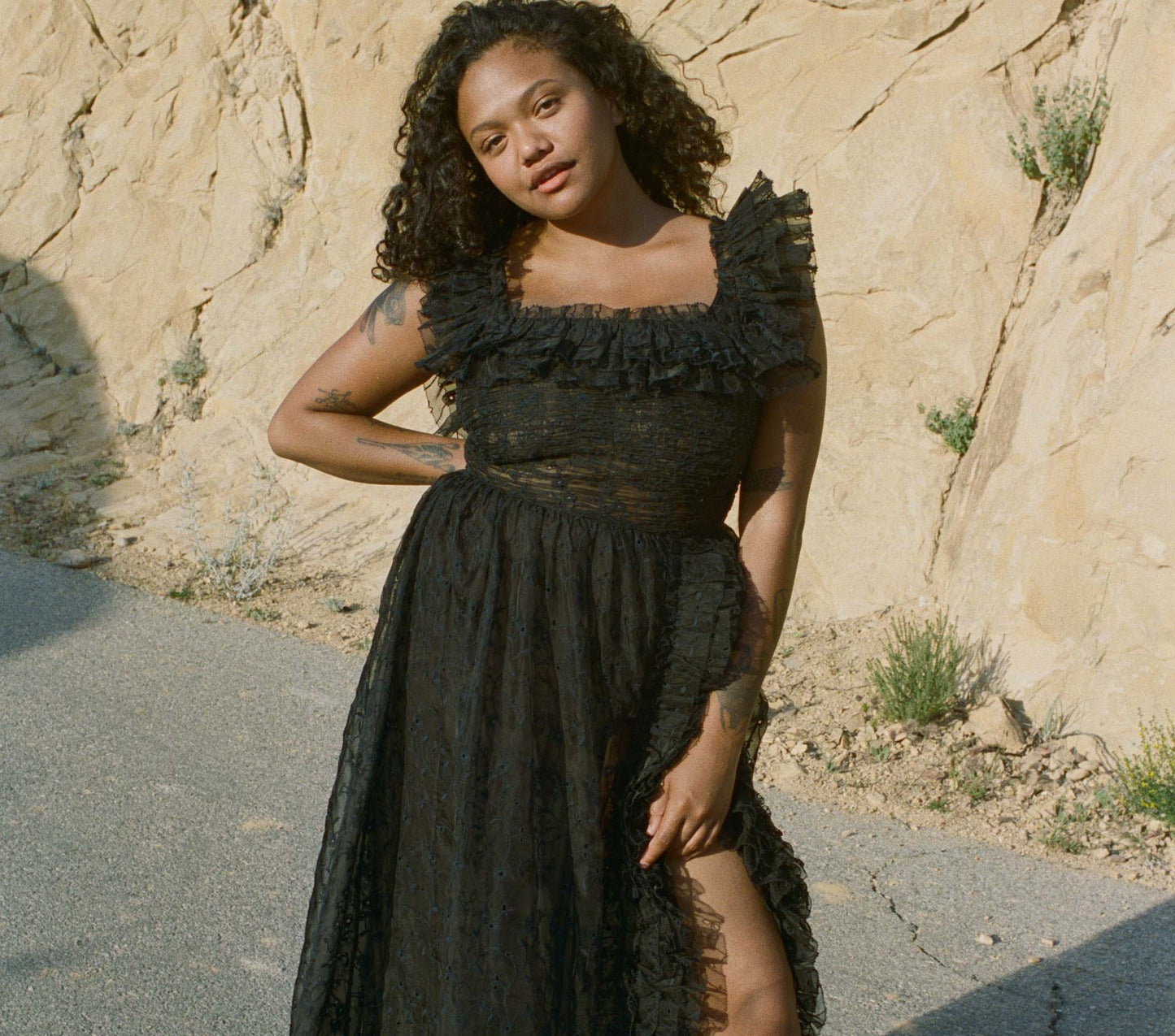 HMD -- ERNESTINE DRESS -- BLACK