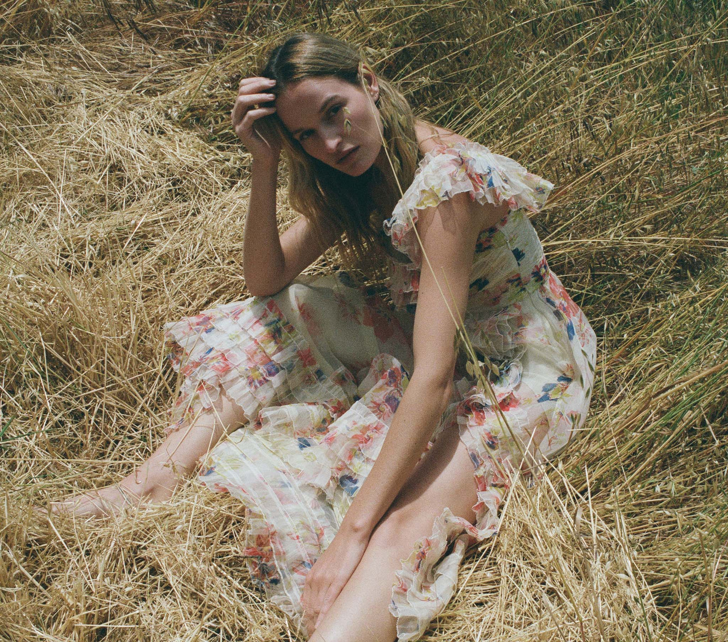 HMD -- ERNESTINE DRESS -- SWEET GARDENIA