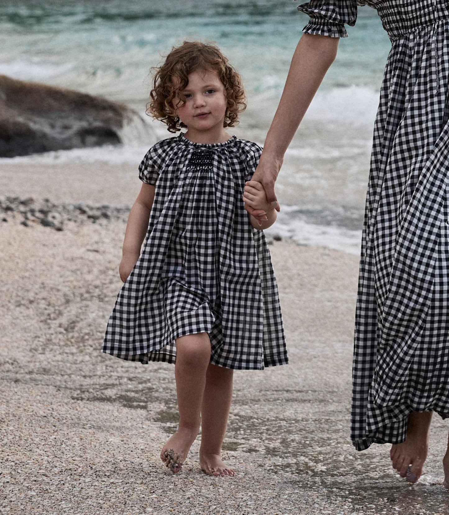 ESA DRESS -- NOIR GRETA GINGHAM