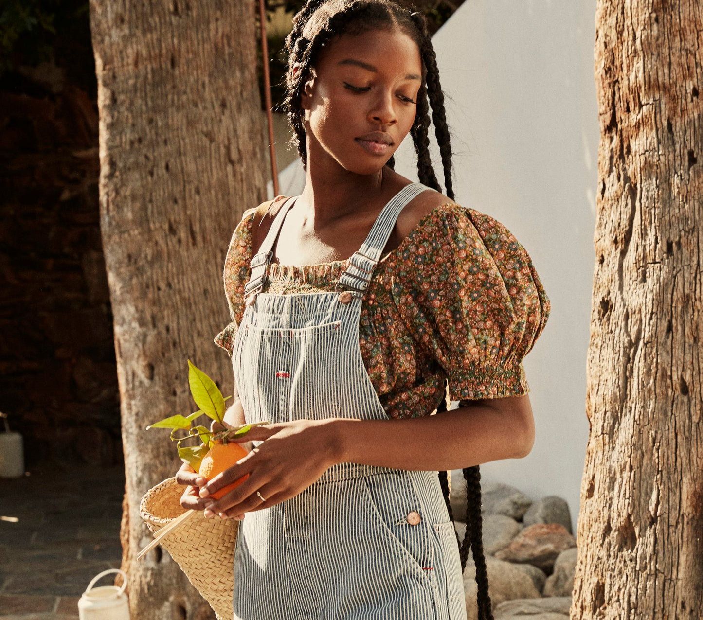 HMD -- ELBA TOP -- YELLOW LAUREL CANYON ROSE