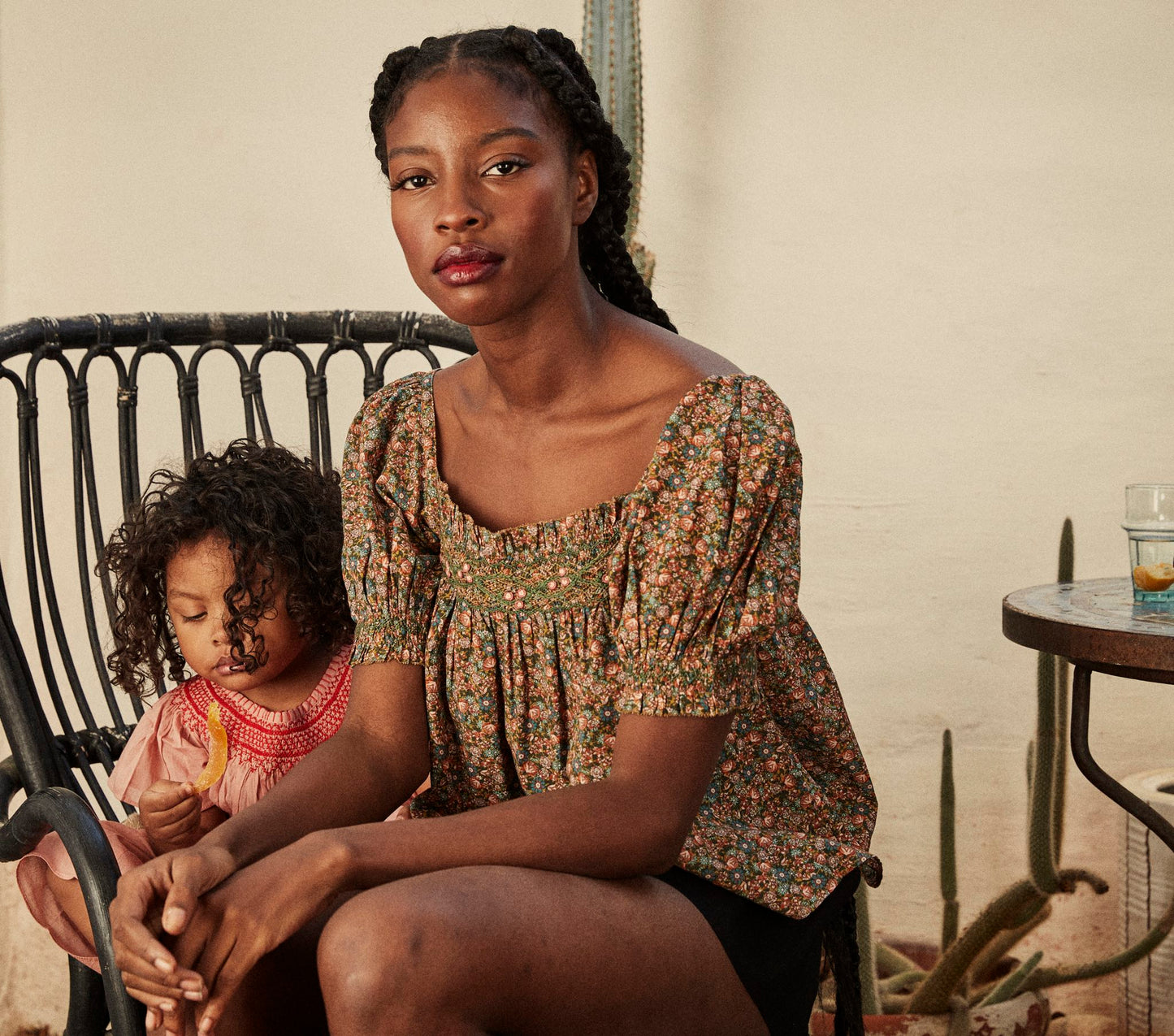 HMD -- ELBA TOP -- YELLOW LAUREL CANYON ROSE