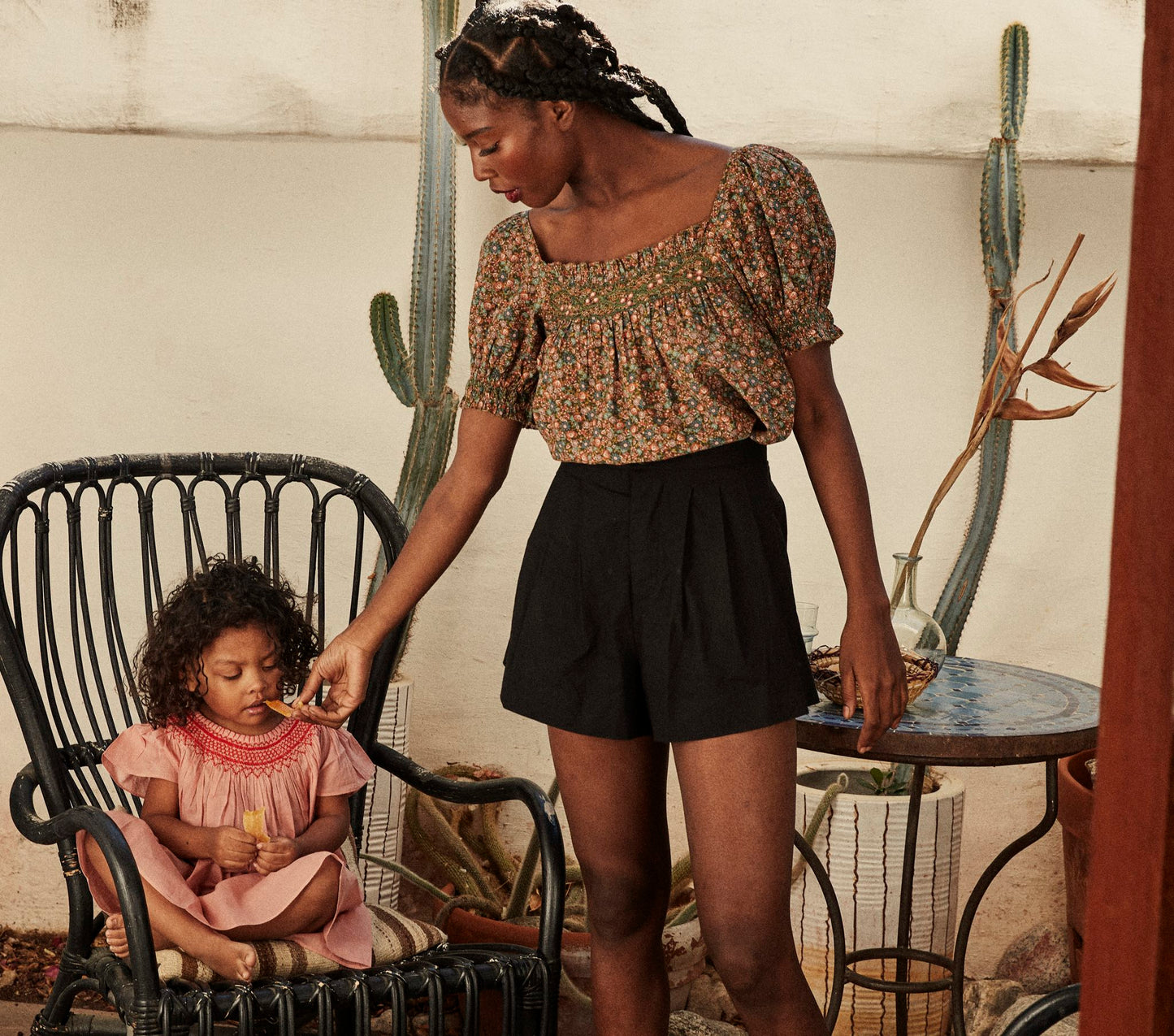 HMD -- ELBA TOP -- YELLOW LAUREL CANYON ROSE