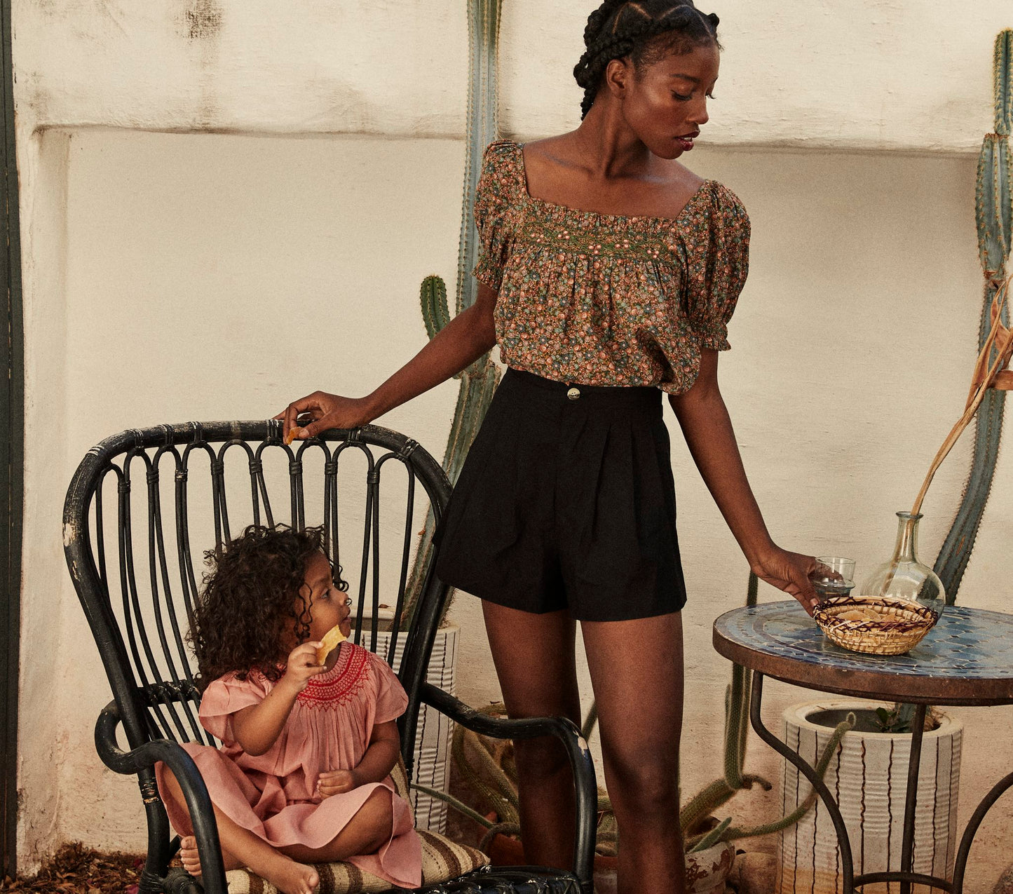 HMD -- ELBA TOP -- YELLOW LAUREL CANYON ROSE