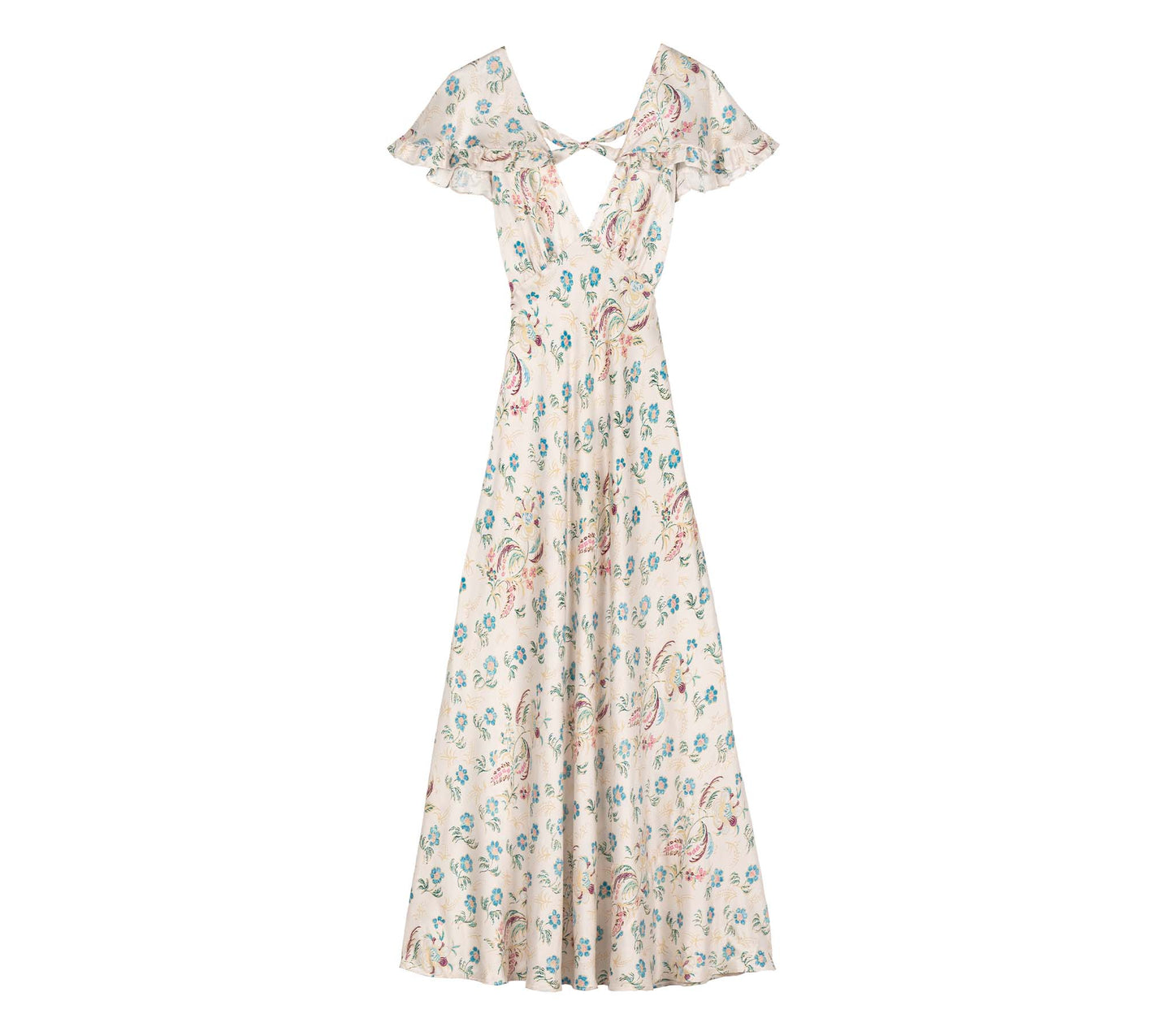 HMD -- ELDORA DRESS -- IVORY HOLLYHOCK HILLS