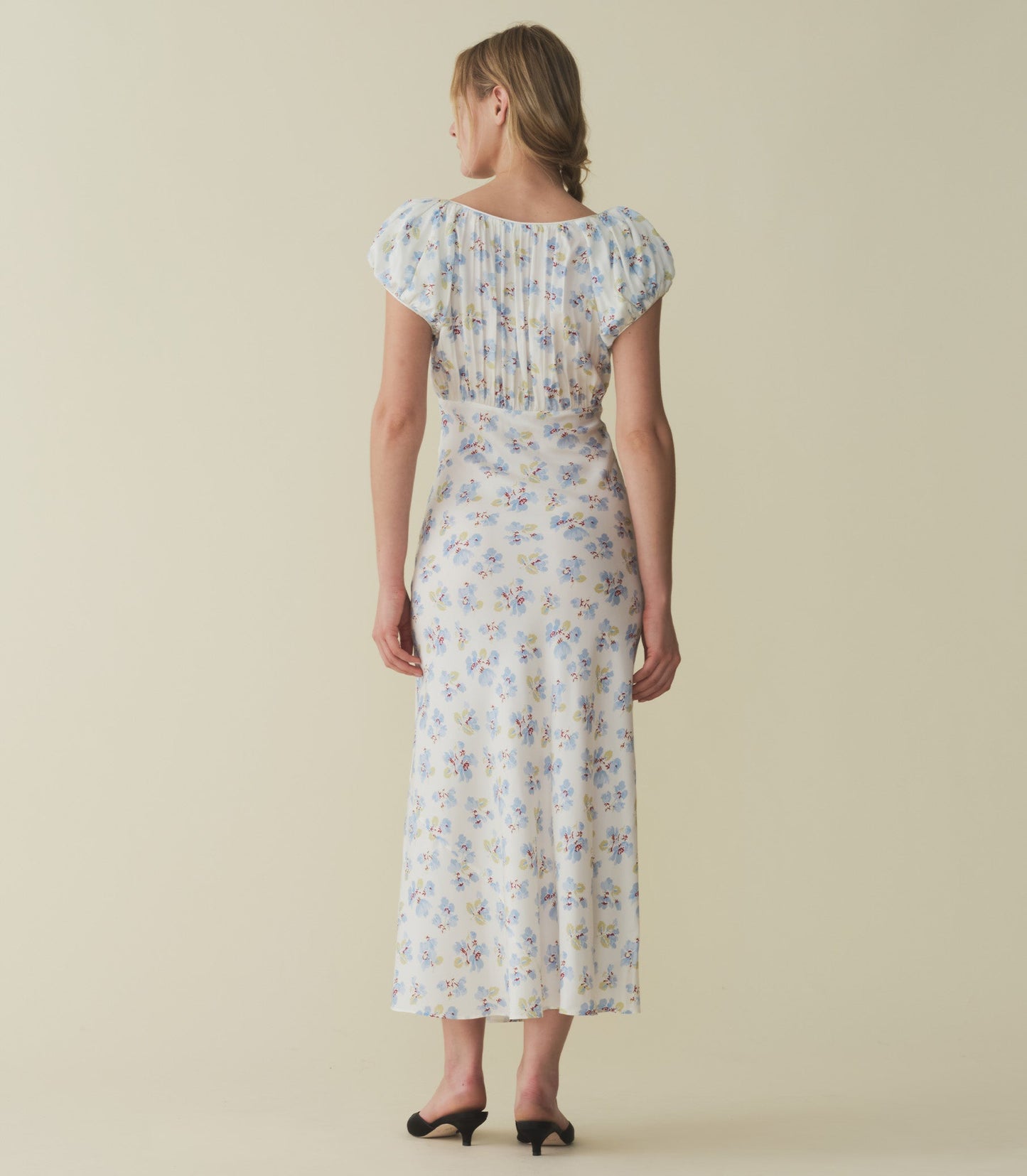 HMD -- FLORENCIA DRESS -- BLEU FROLICKING FLORAL