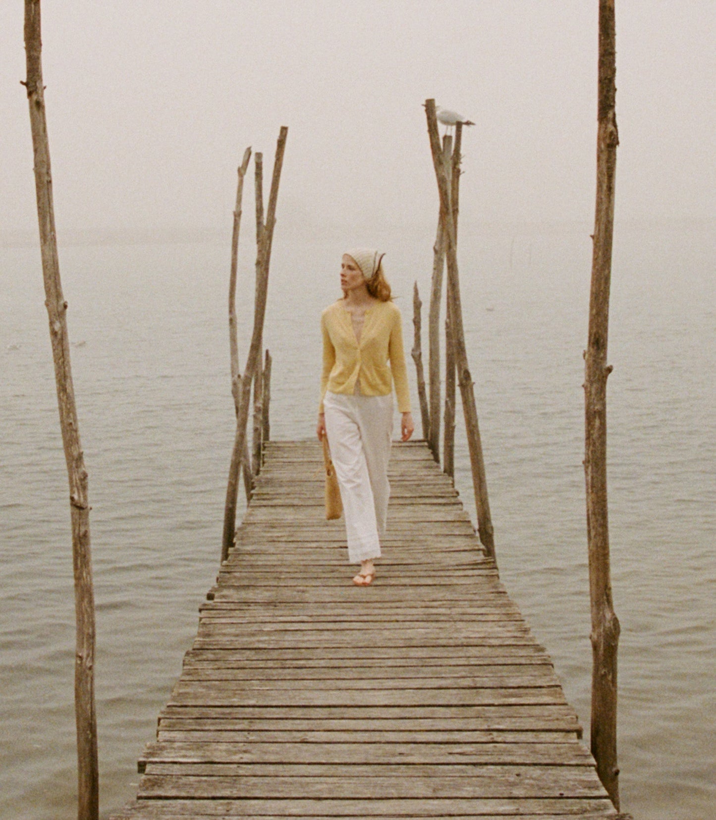 HMD -- FREYA CASHMERE CARDIGAN -- LEMON CHIFFON