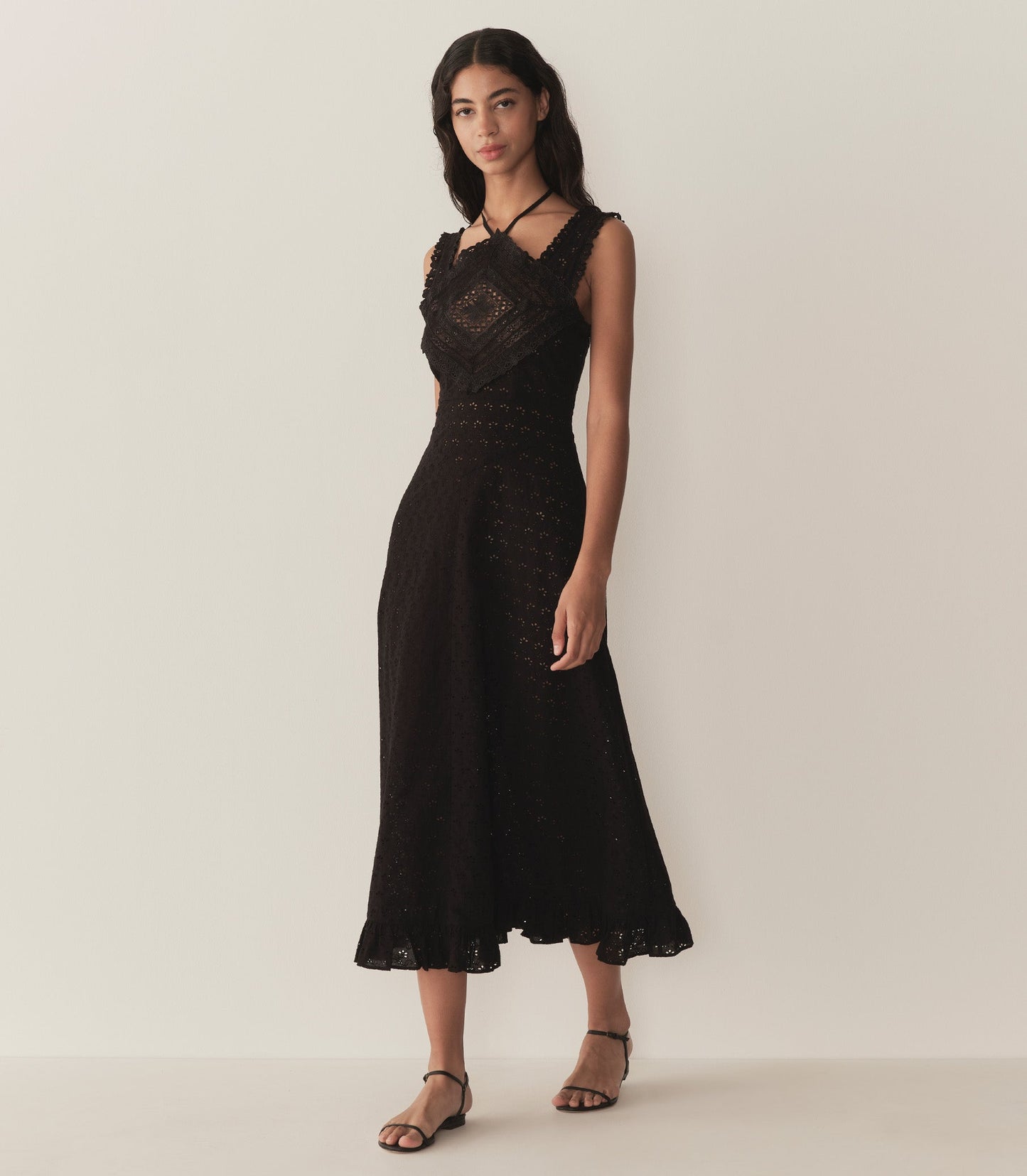 FRIEDA DRESS -- BLACK