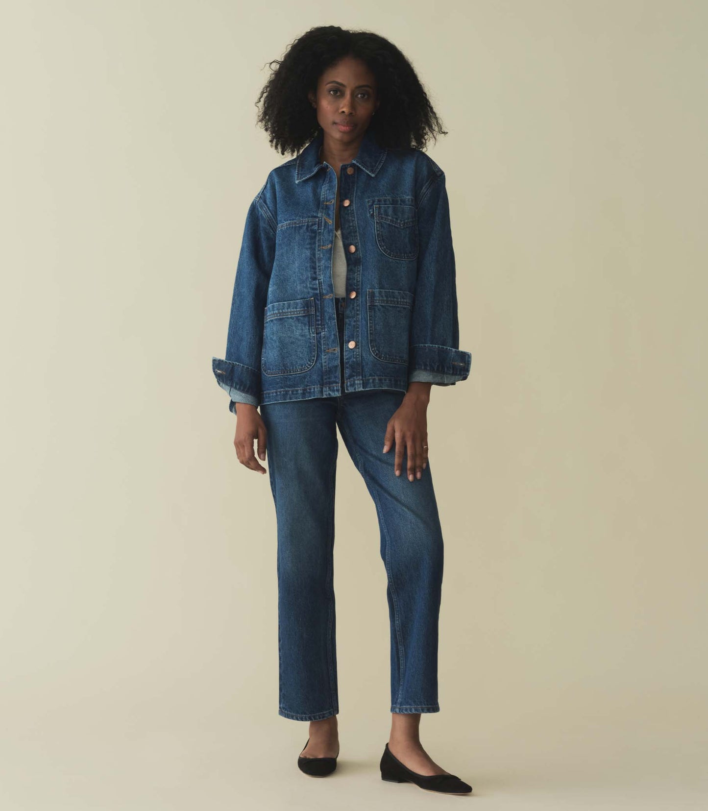 HMD -- GAELLE JACKET -- BLEU D'HIER WASH