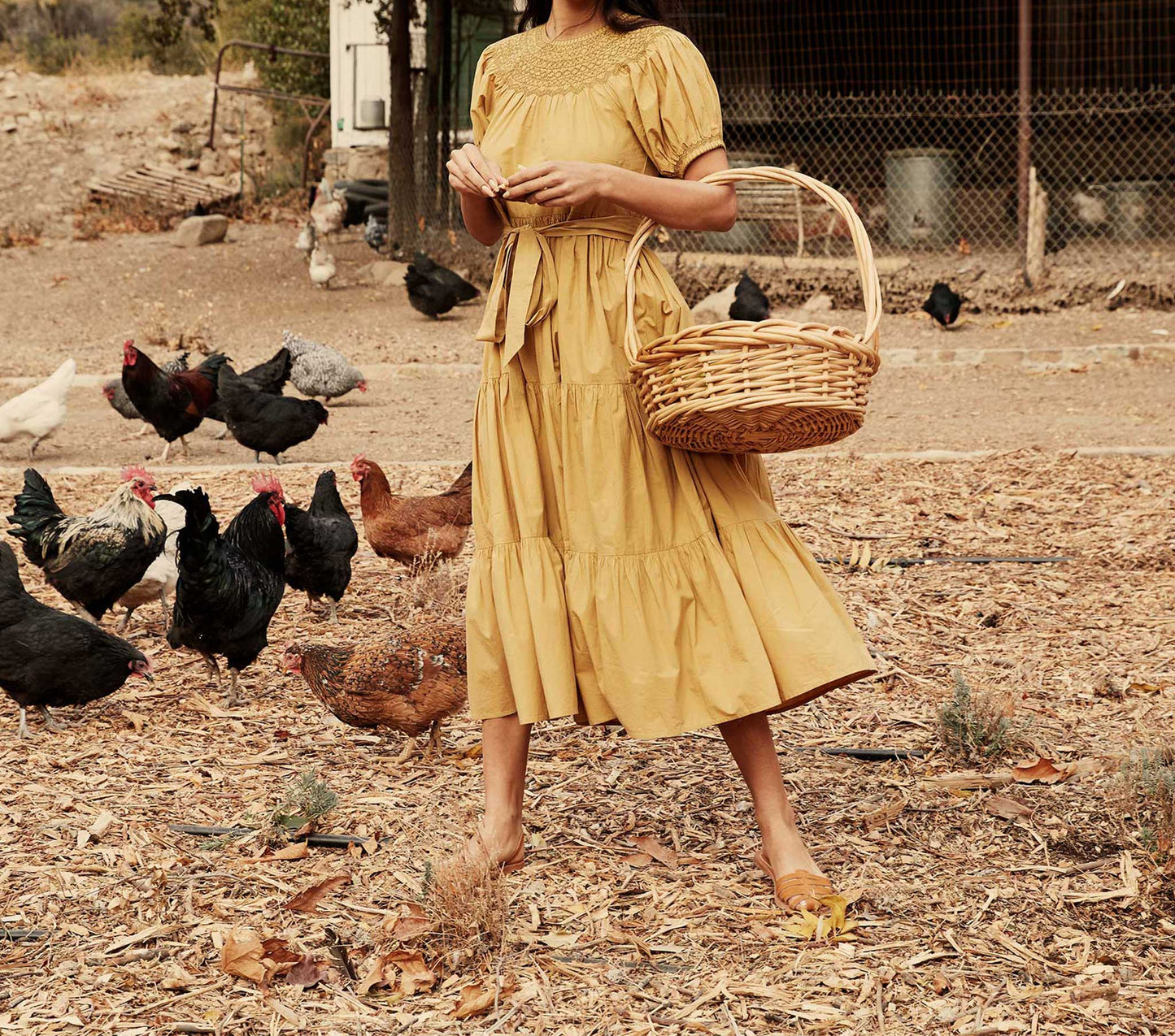 HMD -- GILDA DRESS -- WHEAT