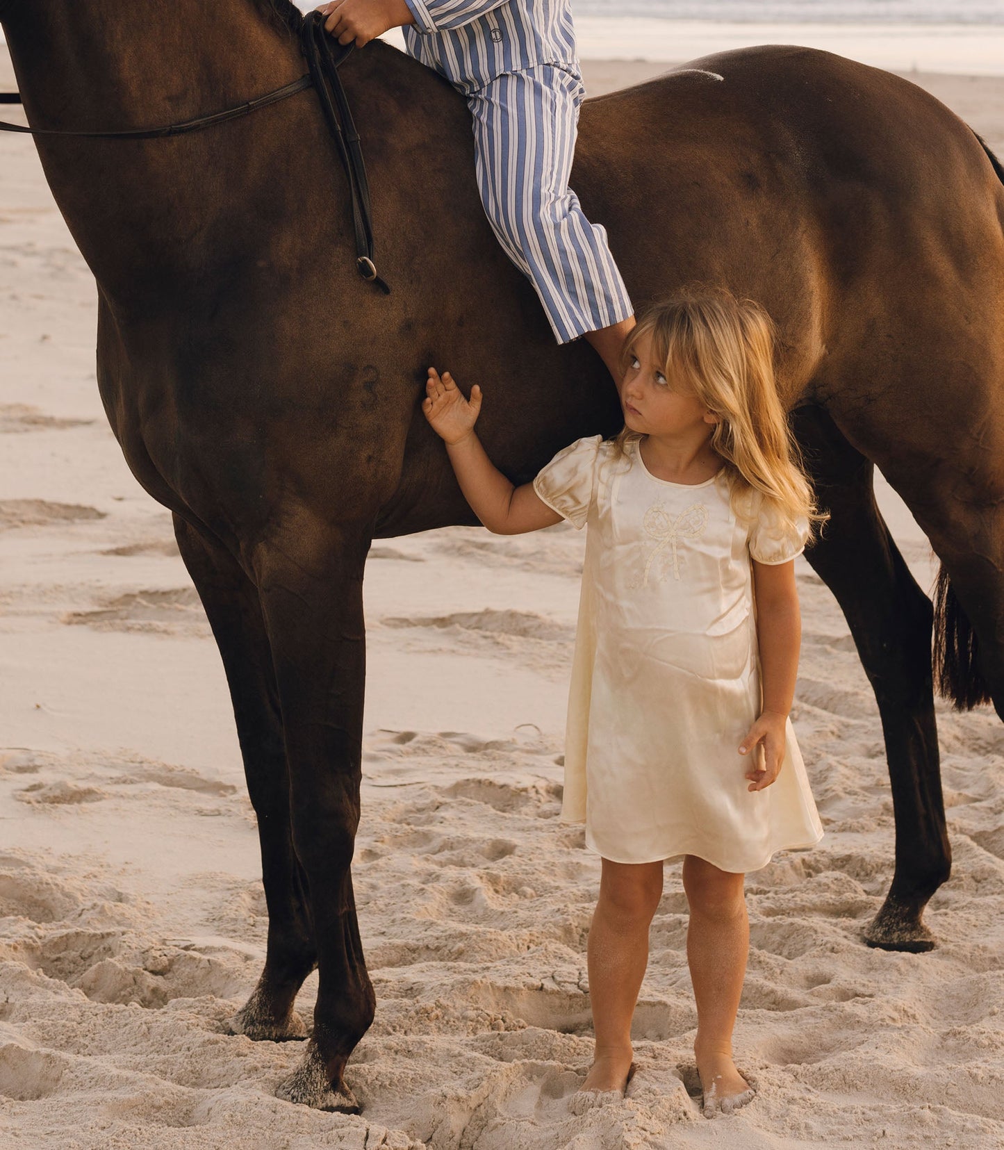 GOLDIE DRESS -- CREME CITRON