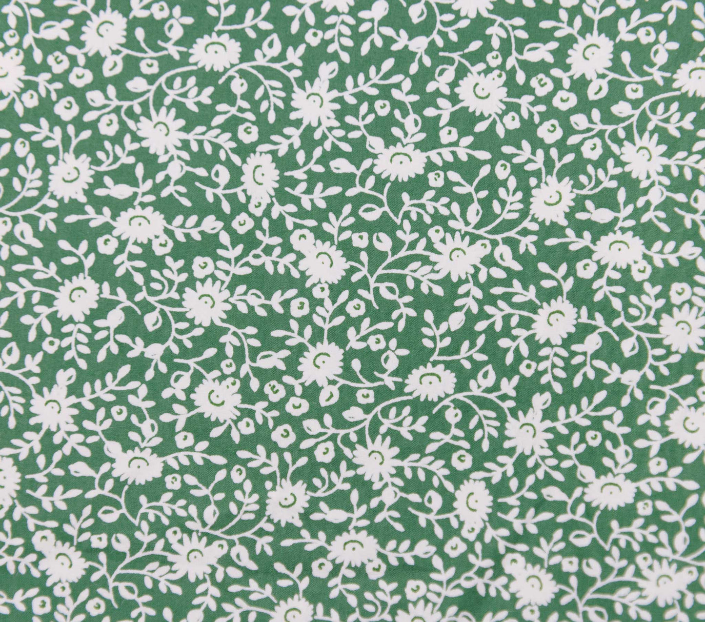 HMD -- ASHEVILLE DRESS -- GREEN COTTAGE DAISY FLORAL