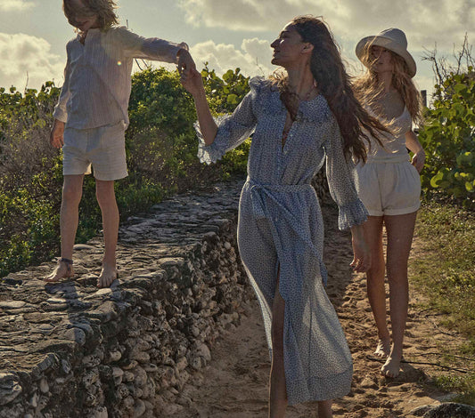 HMD -- HELENA DRESS -- BLUEBELL HILLSIDE BLOOM