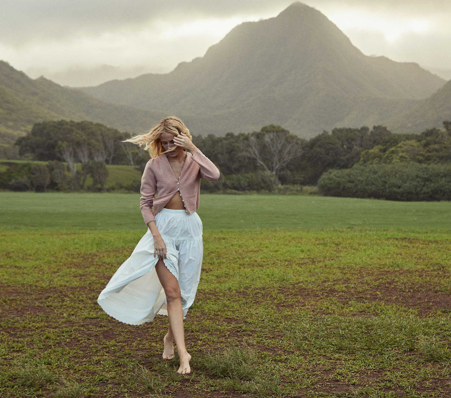 HMD -- HOLBROOK CARDIGAN SWEATER -- BLUSH