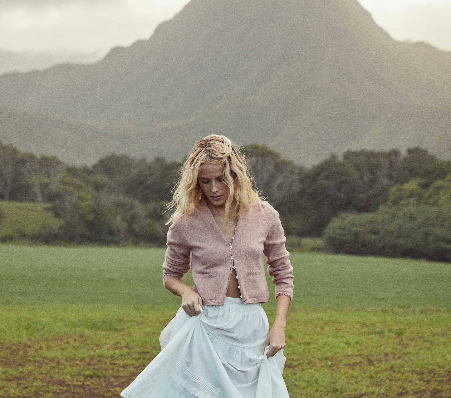 HMD -- HOLBROOK CARDIGAN SWEATER -- BLUSH