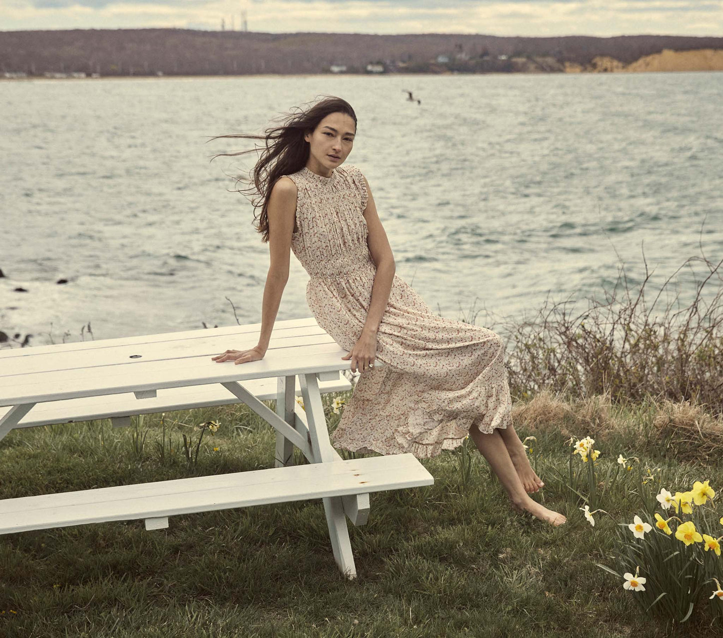 HMD -- HOLLIS DRESS -- SUNSHINE MEADOW FLORAL