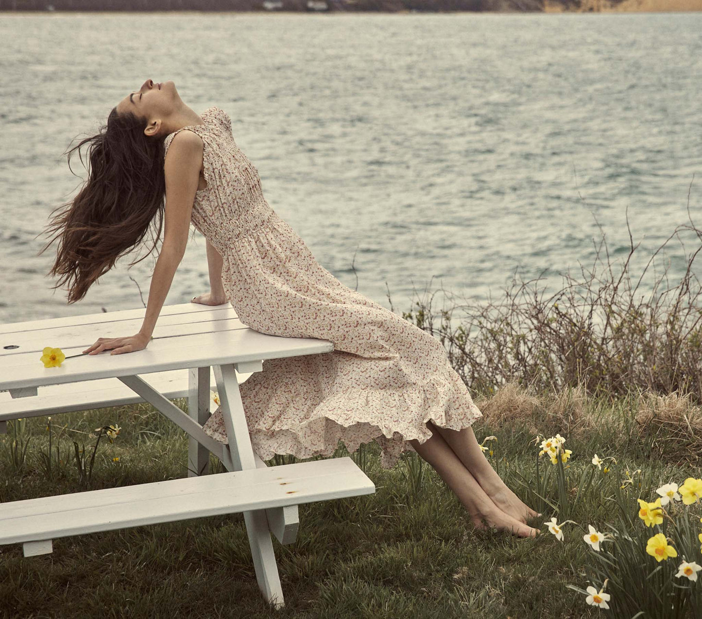 HMD -- HOLLIS DRESS -- SUNSHINE MEADOW FLORAL