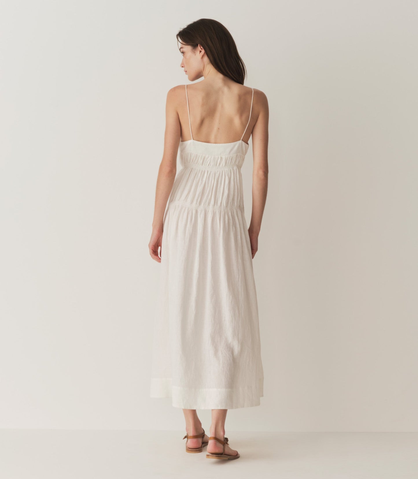 HMD -- IRINA LINEN DRESS -- SALT