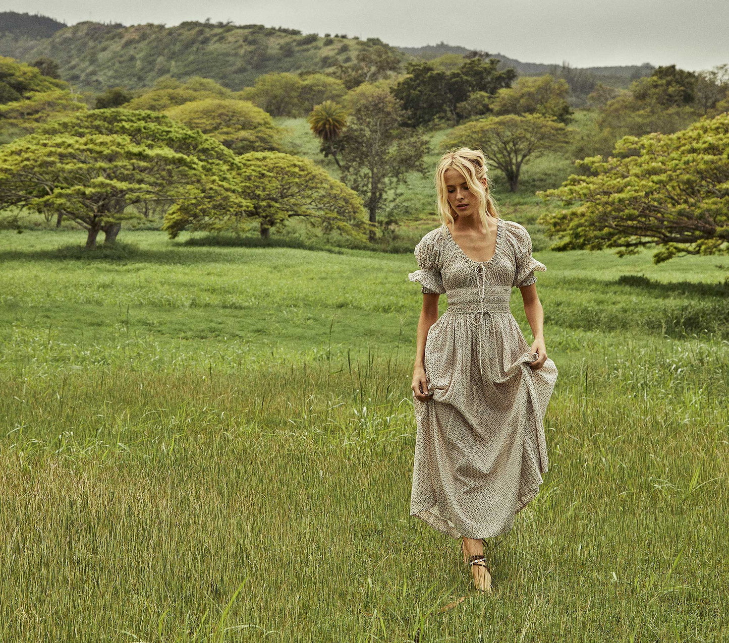 HMD -- ISCHIA DRESS -- BERRY BISOU FLORAL