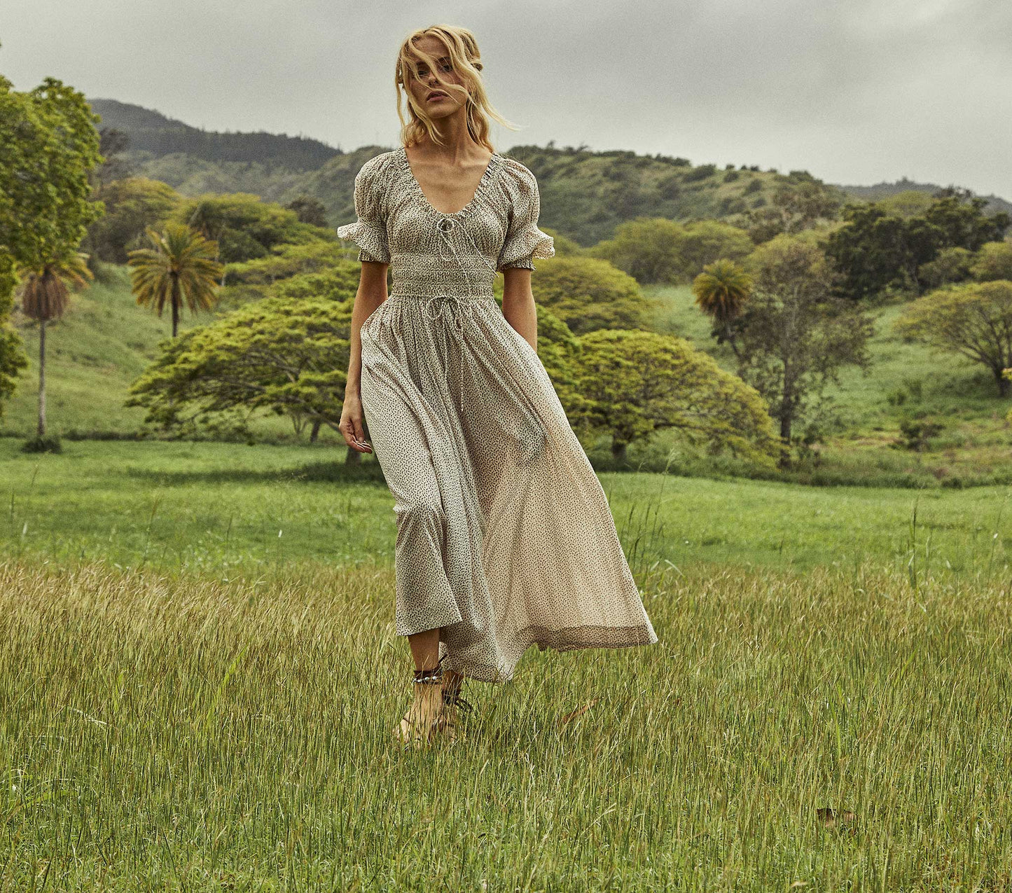 HMD -- ISCHIA DRESS -- BERRY BISOU FLORAL