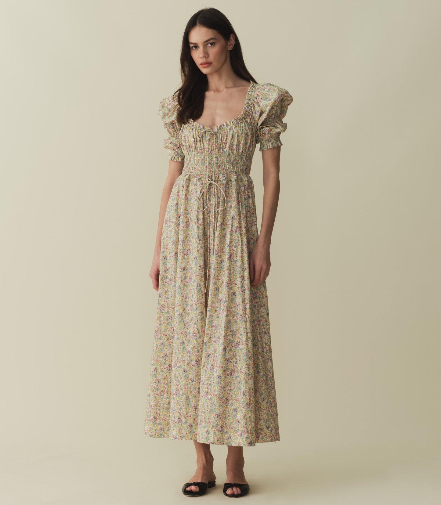 HMD -- ISCHIA DRESS -- CHRYSANTHEMUM SKY FLORAL
