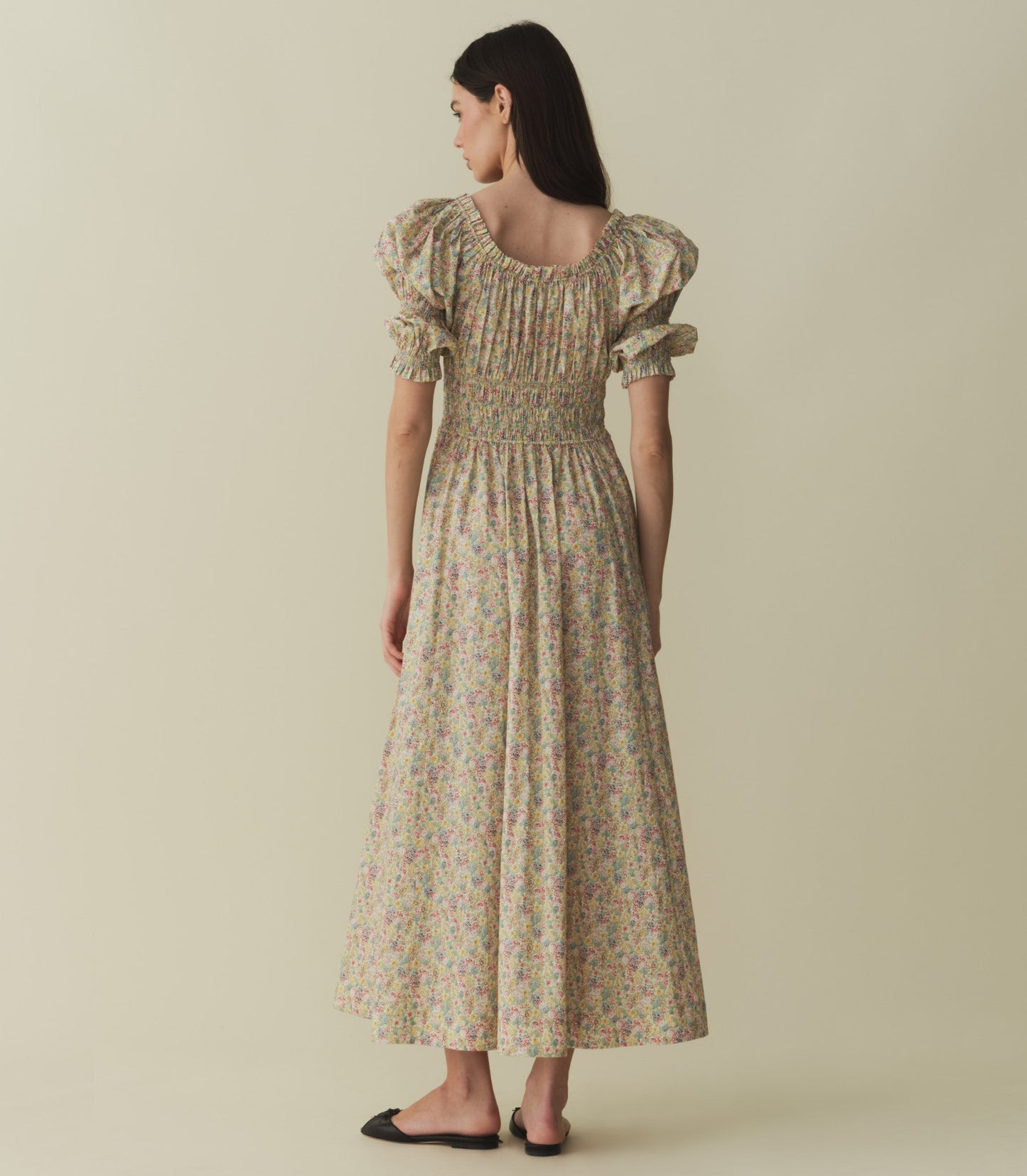 HMD -- ISCHIA DRESS -- CHRYSANTHEMUM SKY FLORAL