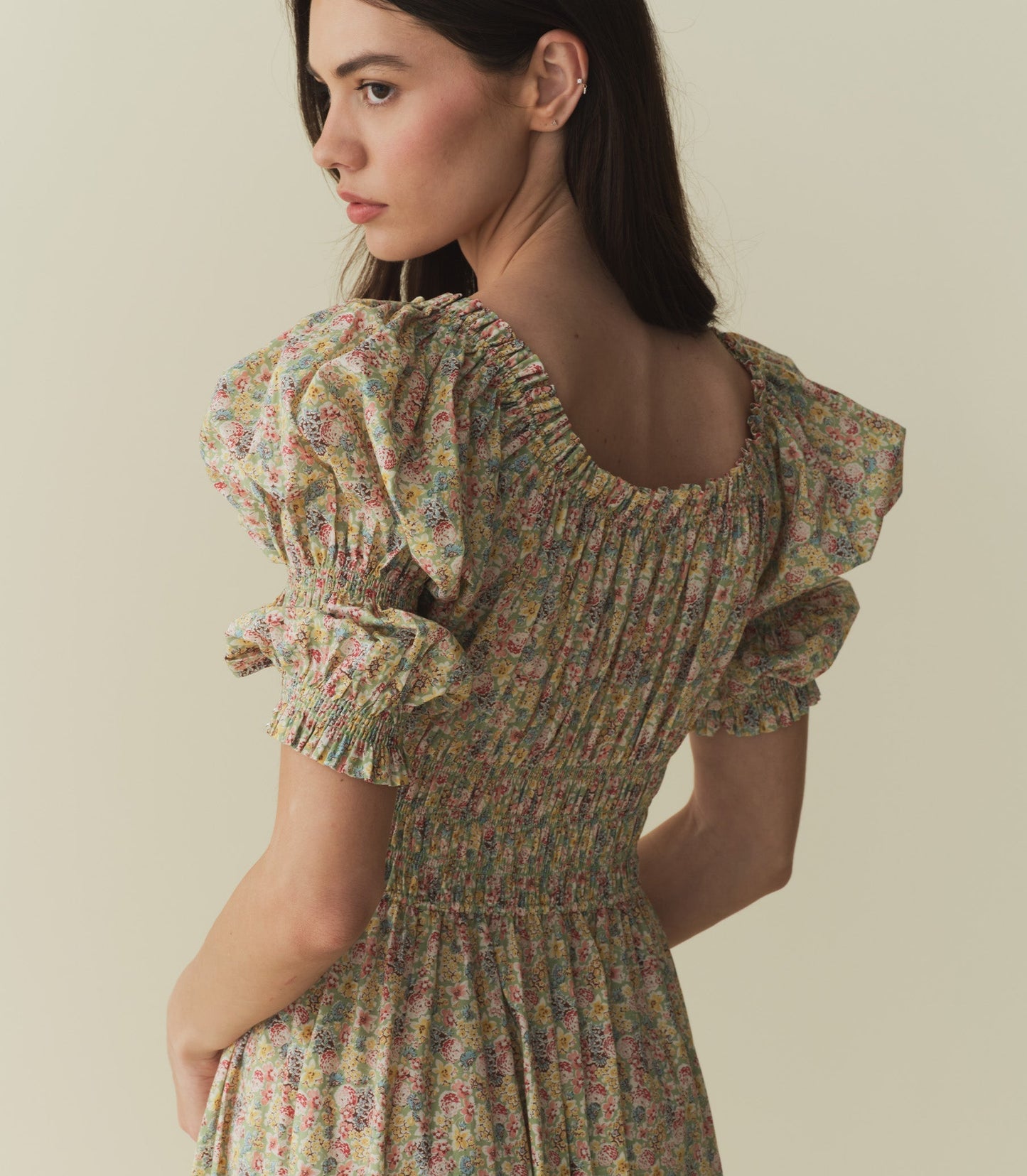 HMD -- ISCHIA DRESS -- CHRYSANTHEMUM SKY FLORAL