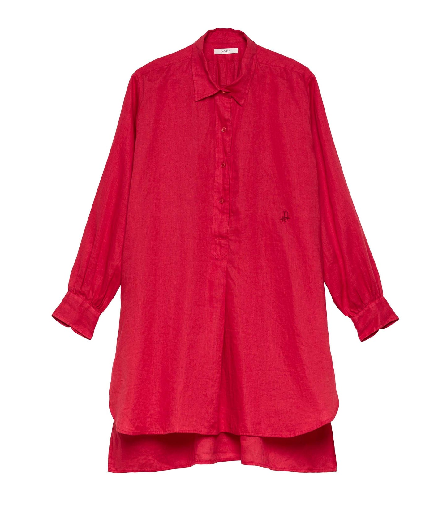 HMD -- JORA LINEN DRESS -- SCARLET