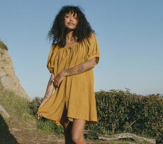 HMD -- JOSETTE DRESS -- GOLDEN WILLOW