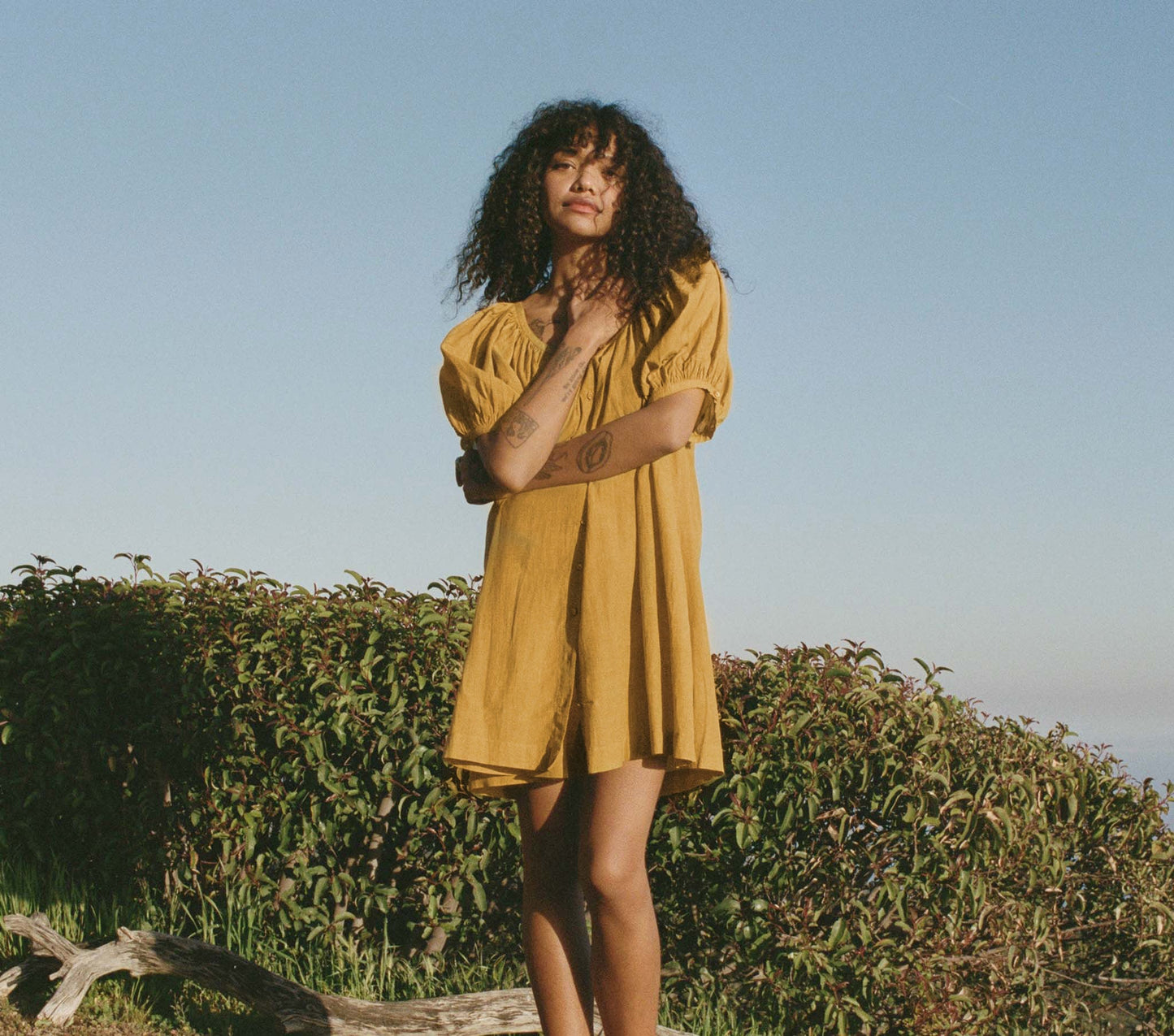 HMD -- JOSETTE DRESS -- GOLDEN WILLOW