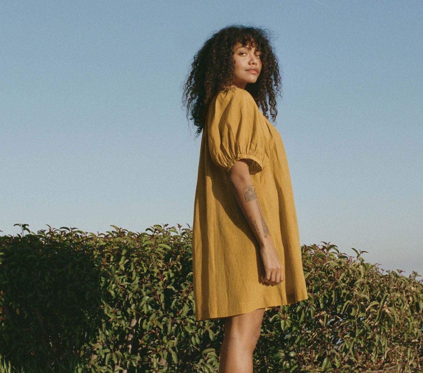 HMD -- JOSETTE DRESS -- GOLDEN WILLOW