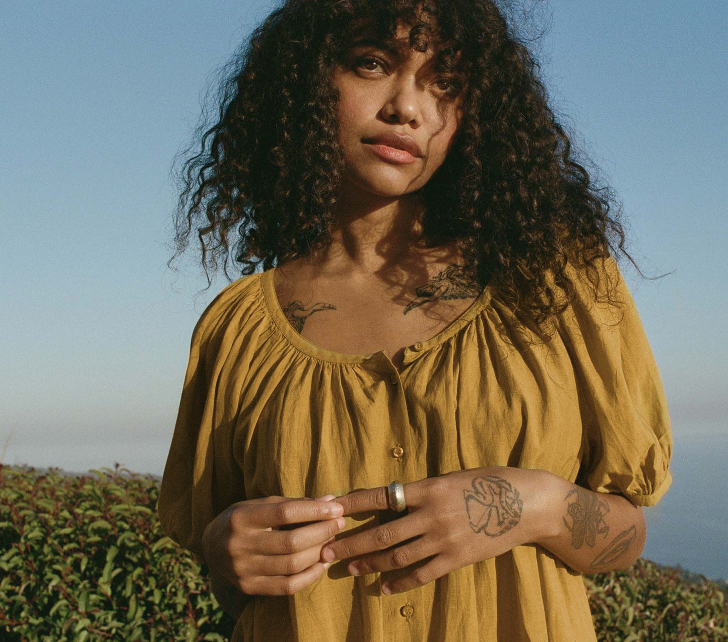 HMD -- JOSETTE DRESS -- GOLDEN WILLOW