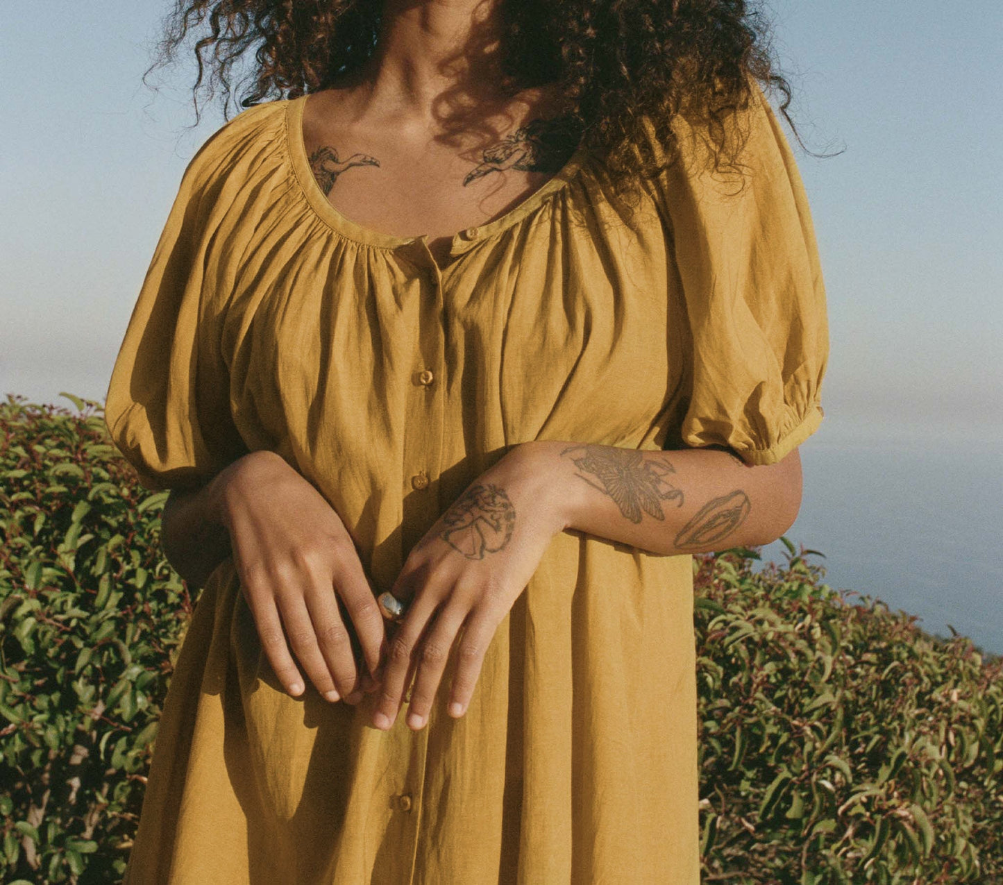 HMD -- JOSETTE DRESS -- GOLDEN WILLOW