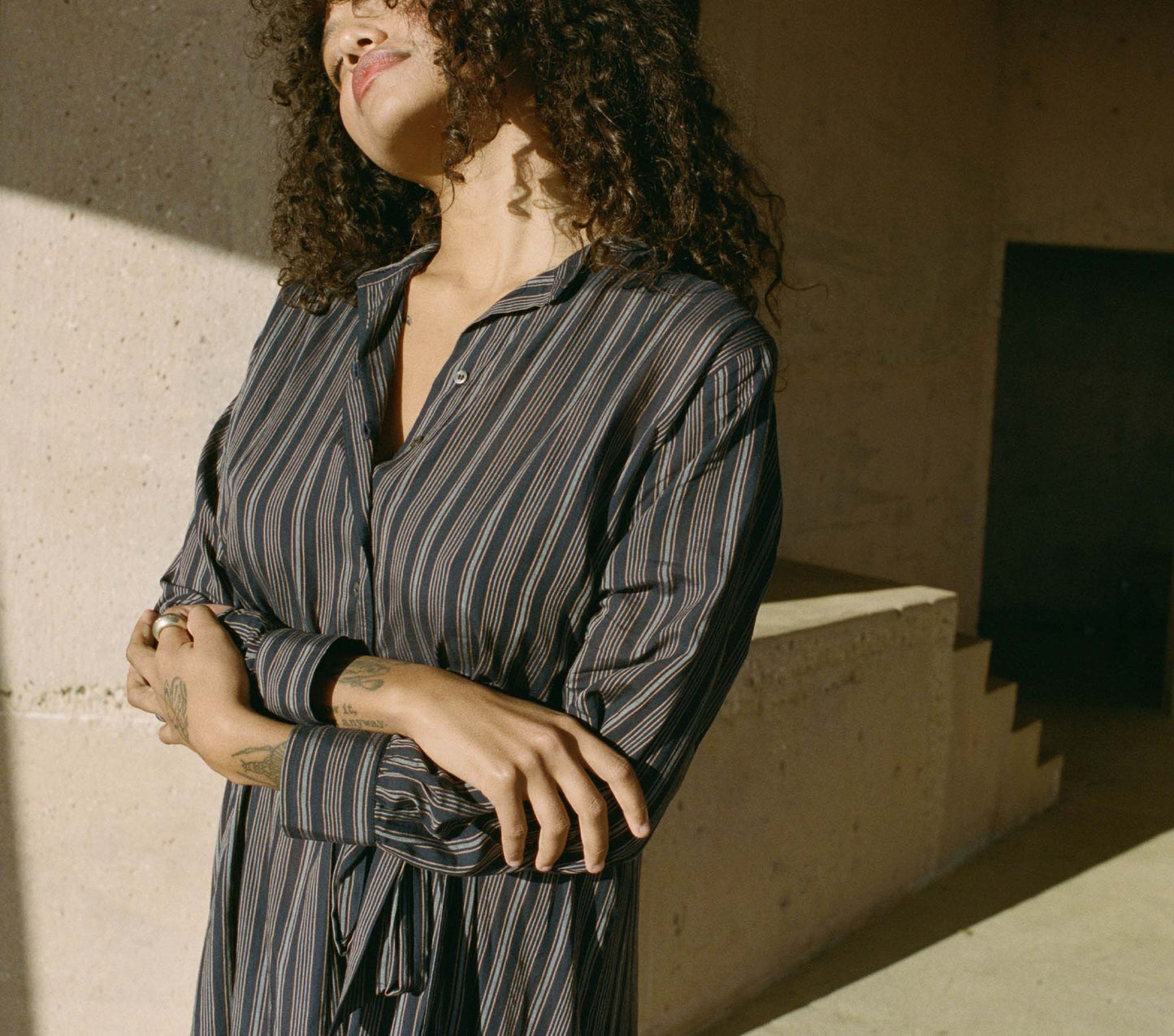 HMD -- JUNCO DRESS -- SORRENTO STRIPE