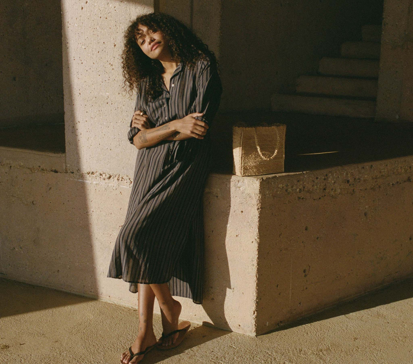 HMD -- JUNCO DRESS -- SORRENTO STRIPE