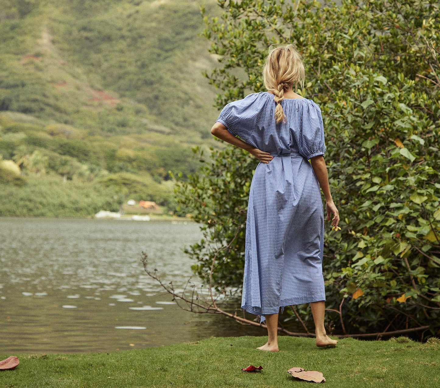 HMD -- JUNO DRESS -- SKY SOMERSET PLAID