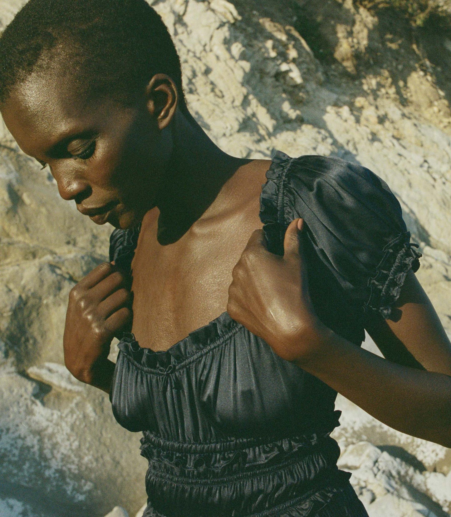 HMD -- LEANNE DRESS -- NAVY