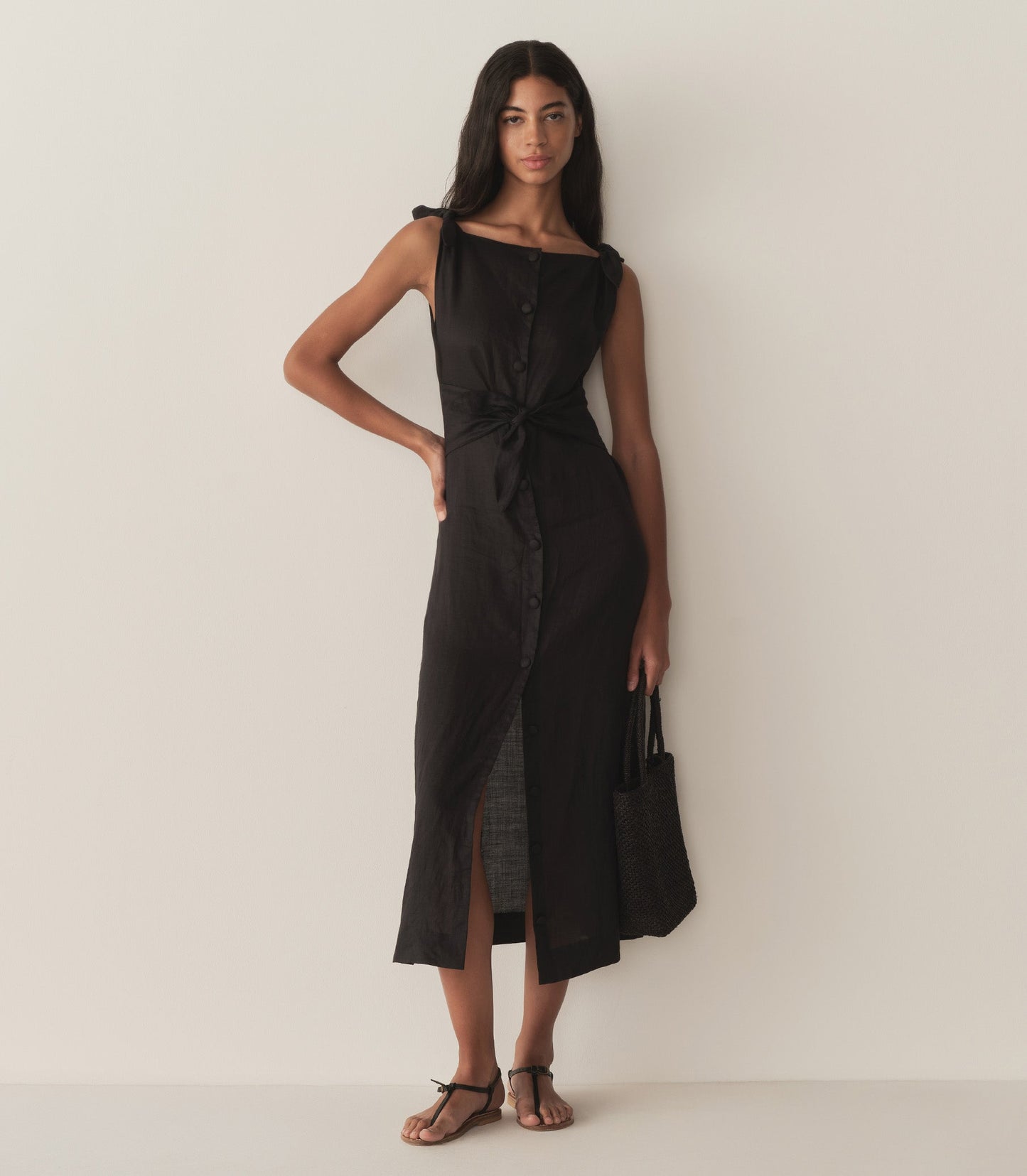 LEVINE DRESS -- BLACK