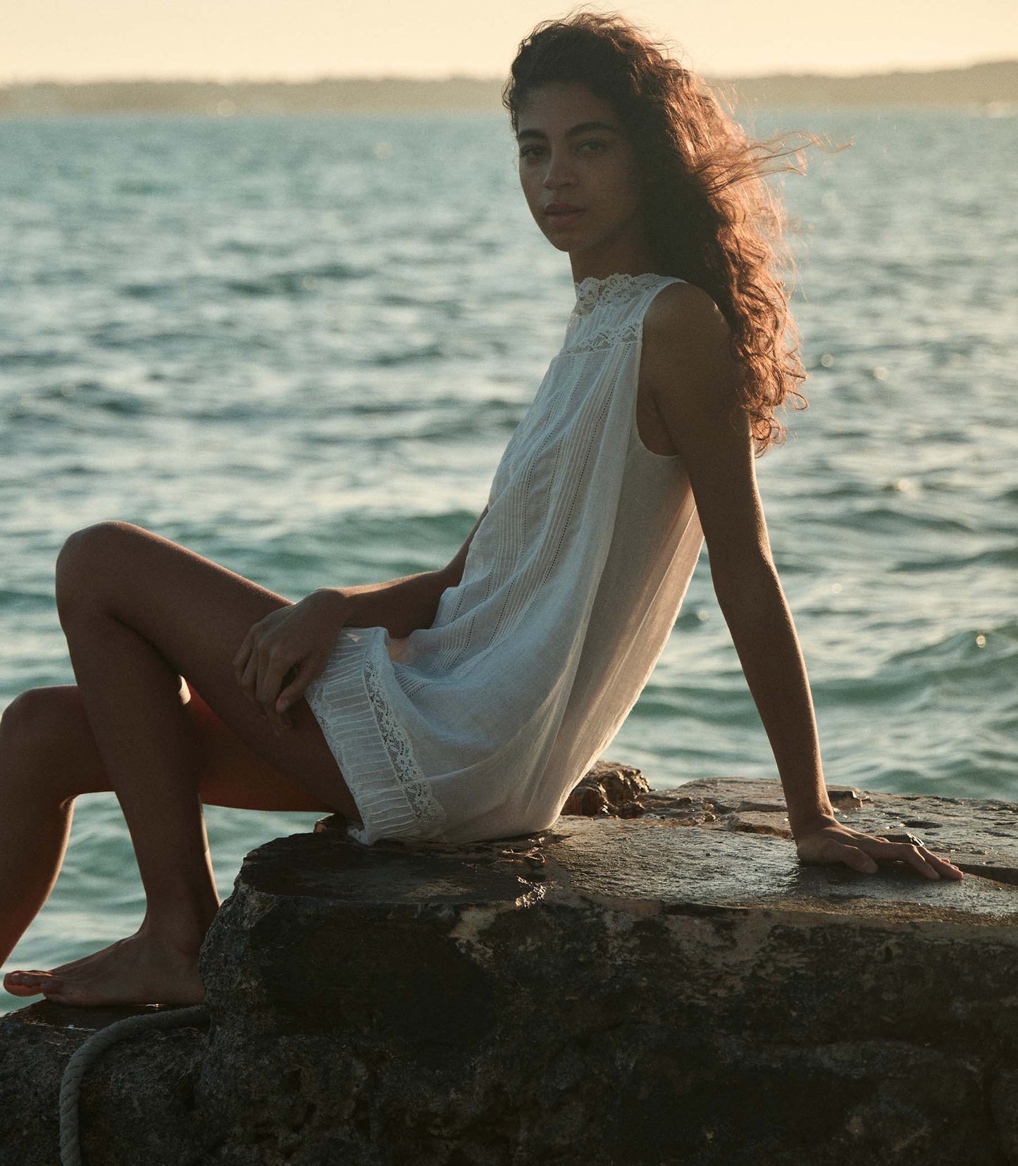 LIDA DRESS -- SALT