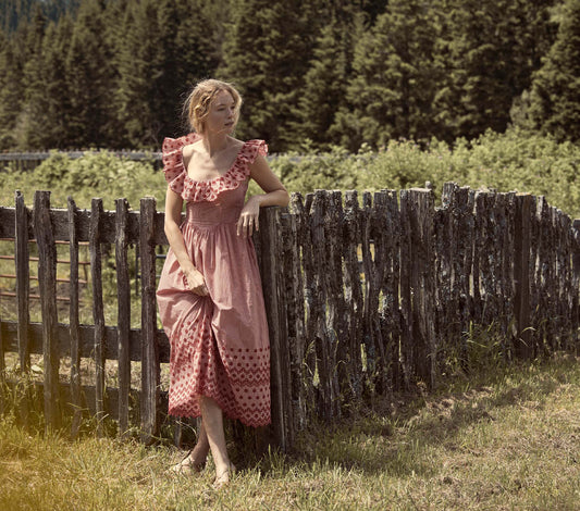 HMD -- LIESEL DRESS -- CERISE PARIS GINGHAM