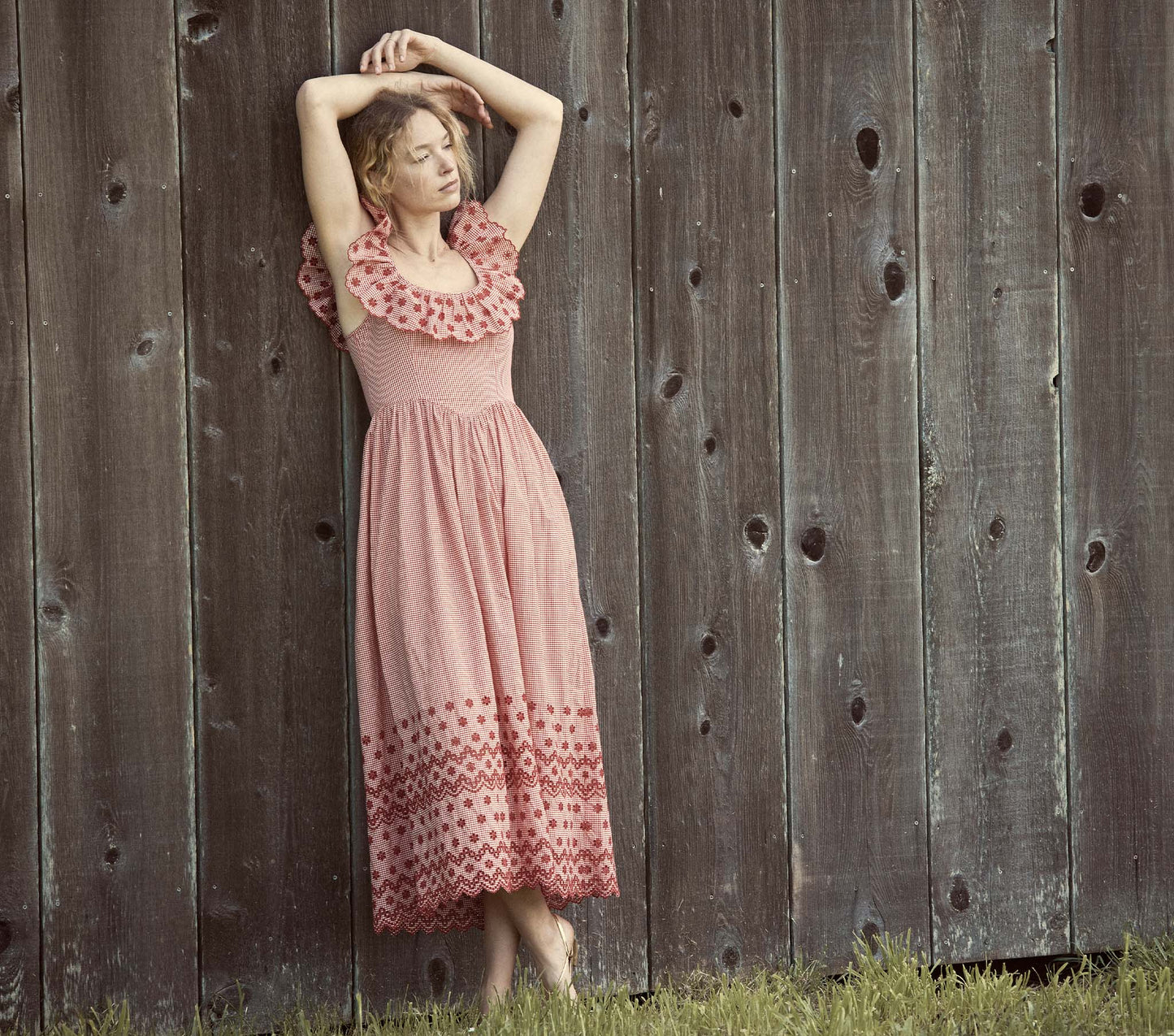 HMD -- LIESEL DRESS -- CERISE PARIS GINGHAM