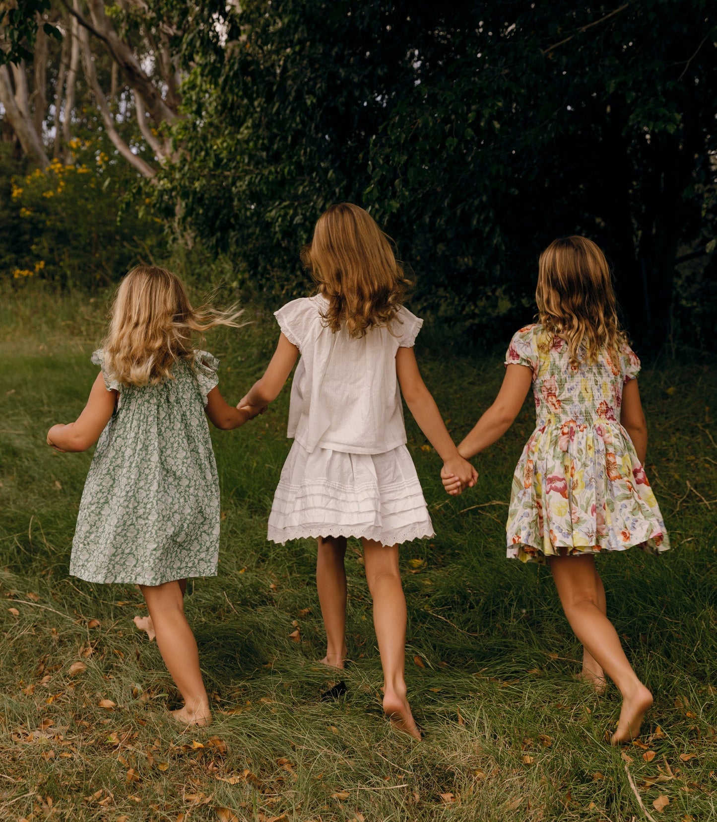 LIESEL DRESS -- PERIDOT TEA FLORAL