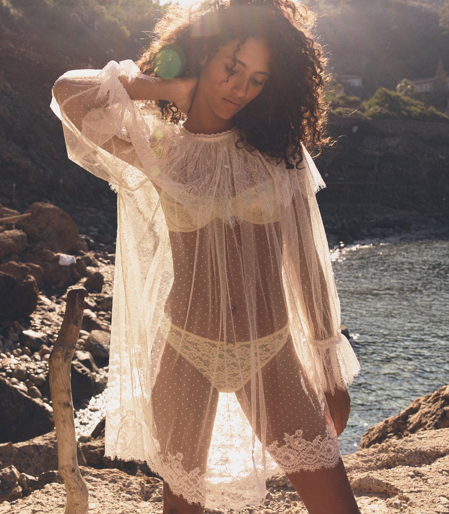 LILITH DRESS -- CREME DE LUNE