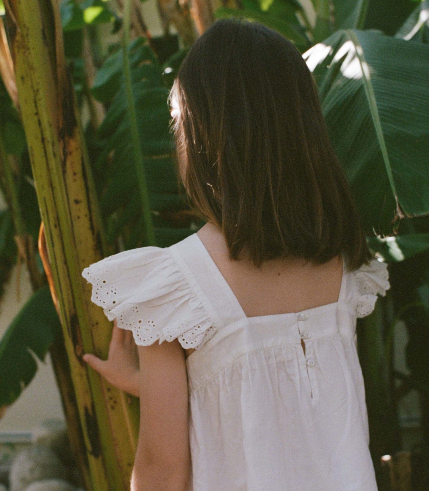 LITTLE NISHA DRESS -- SALT