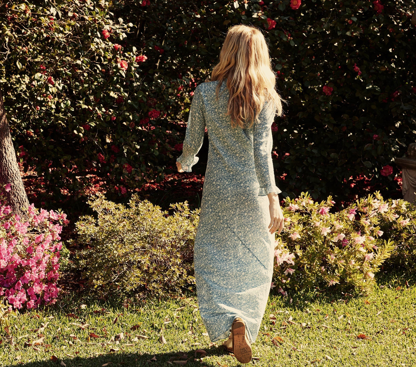 HMD -- LOIRE DRESS -- CHINA BLUE MINI EARL FLORAL