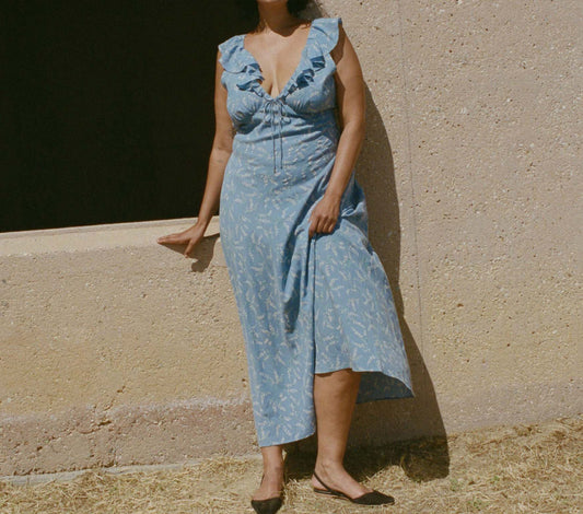 HMD -- LULANI DRESS -- LAPIS BLUEBELL BALLAD