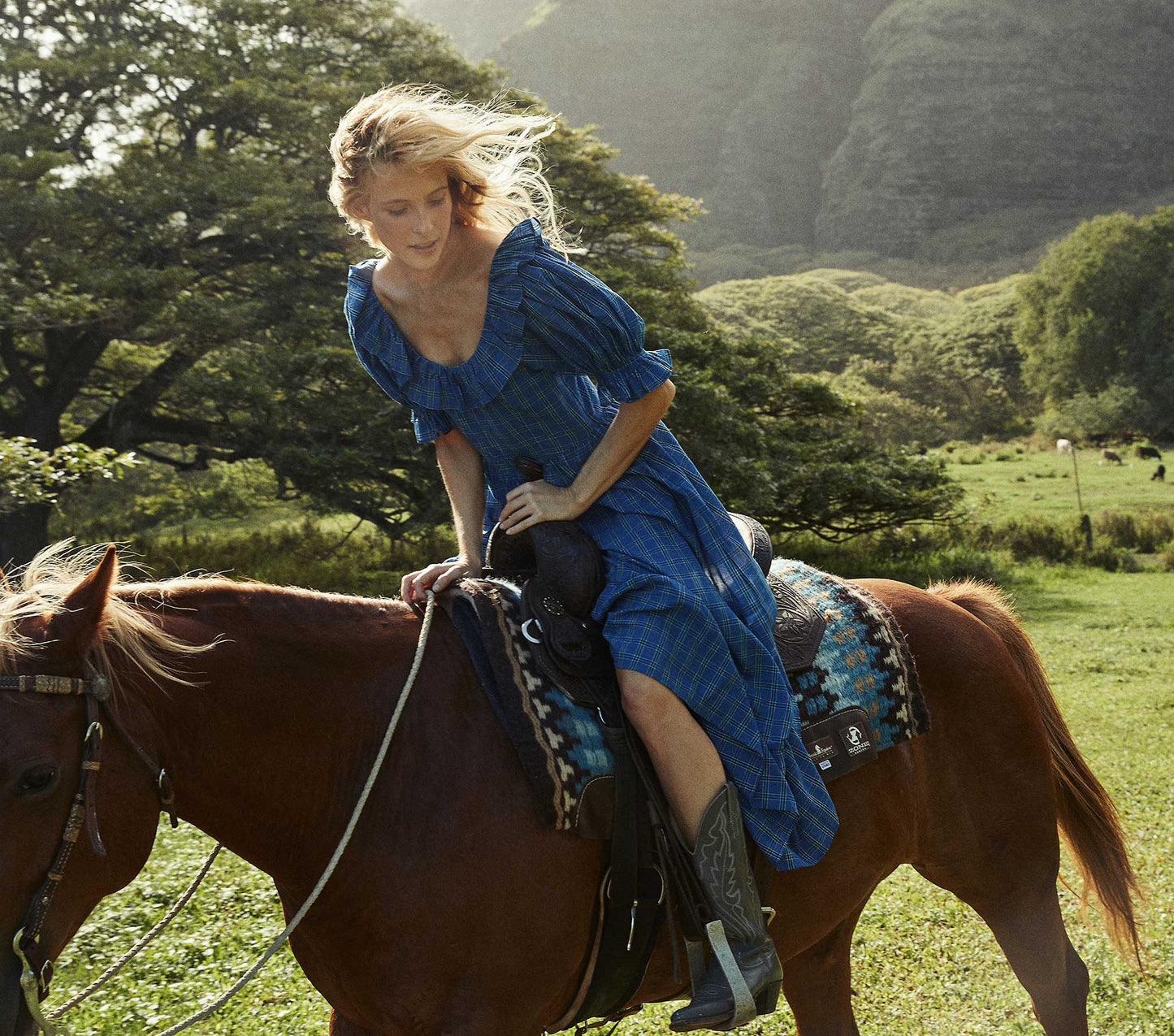 HMD -- LUPINE DRESS -- PARK LANE PLAID